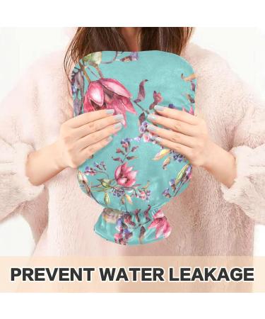 NAANLE 2L Hot Water Bottle with Tulip Spring Flowers Cover - Ideal for Back Pain Relief Hand & Foot Warmer Neck Therapy | Hot & Cold Use - Buy Online on GoSupps.com