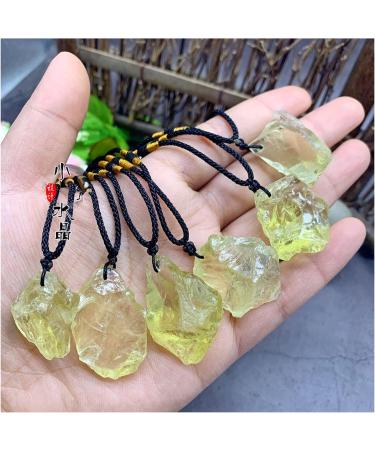 Natural Crystal Rough Natural Crystal Rough Natural Citrine Stone Pendant Yellow Quartz Crystal Rough Bulk Gemstone Natural Stones and Minerals Gifts - Buy Online on GoSupps.com