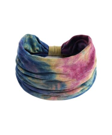 QUEXIAOMIN Boho Non Slip Tie Dye Headbands for Women - Pack of 6 (Set A) - Buy Online on GoSupps.com