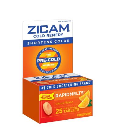 ZICAM Cold Remedy RAPIDMELTS - Citrus 25CT