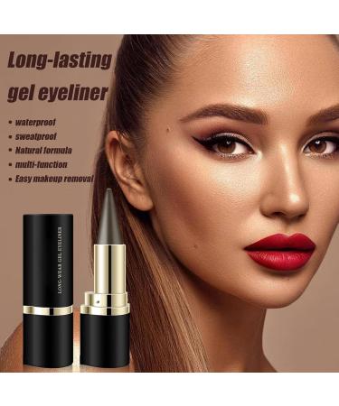 Braun Gel Eyeliner Waterproof Eyeliner Pencil Waterproof Long Lasting Gel Eyeliner Highly pigmented multifunctional eye makeup 36 g for a natural bold look Brown - Buy Online on GoSupps.com