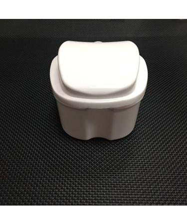 ROSENICE White Denture Box | Orthodontic Teeth Storage with Hanging Net - International Shipping Available - Buy Online on GoSupps.com