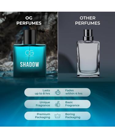OG BEAUTY Luxury Shadow Eau de Parfum 50 ml A Deep Invigorating Fragrance of Lavender and Bold Aromas for a Long-Lasting Signature Scent | for Men. - Buy Online on GoSupps.com