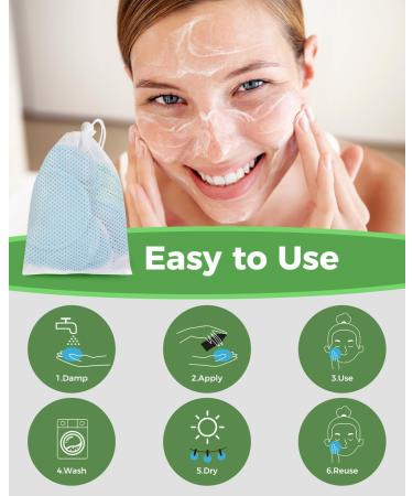 ProCIV Makeup Remover Pads Reusable 18 Packs Bamboo Cotton Rounds Pads Cleansing Cloth Wipe With Laundry Bag Washable Clean Skin Care Facial Toner Pads Cleansing Towel Wipes (3.8 inch) Multicolor - Buy Online on GoSupps.com