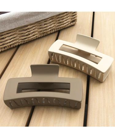 Venhay Hair Claw Clips 4 Inch Matte No Slip Jaw Clips for Thick Hair - 3 Pack - Buy Online on GoSupps.com