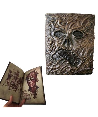 Chestea Necronomicon Demon Evil Dead Book Props Horror Movie Book Props Witchcraft Magic Book Halloween Book Props Gifts for Horror Movie and Novel Lovers