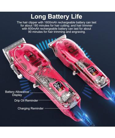 Buy Cordless Electric Hair Clippers - Men's Haircut Kit with 16 Guide Combs for Home & Salon Use - Buy Online on GoSupps.com