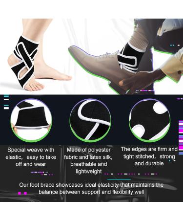 Buy Left Foot AFO Drop Foot Brace - Adjustable Ankle Support for Walking Socks & Shoes - Foot Drop Relief for Men & Women - Buy Online on GoSupps.com