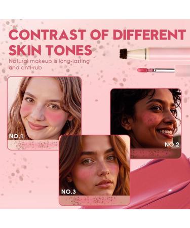 Freckle pen Brown 2in1 Freckle Pen Liquid Blush Quick Dry Cosmetics for Women Girls Cosplay Cheeks Face Party Photo Shoots Costume Summer Travel Dates Vacation 02 - Buy Online on GoSupps.com