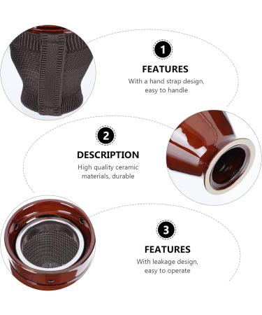 Minkissy Moxibustion Roll Holder & Ceramic Burner - Moxa Scraping Pot Assembly Holder for Effective Moxibustion Massage - International Shipping Available - Buy Online on GoSupps.com