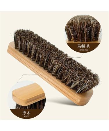 Home Shoes Brushes Hand-held Cleaning Brush Wooden Horsehair Brush Natural Leather Soft Polishing Tool Polishing Shoe Brush Bristle Tool Cleaning Shoe Brush Bathroom Tool Brush Onecolor - Buy Online on GoSupps.com