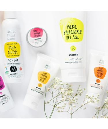 AMAPOLA BIO-COSMETICS Facial Sunscreen SPF 50 - Organic Vegan & High Mineral Protection - Moisturizing 50ml - Buy Online on GoSupps.com