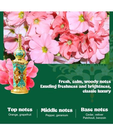 Ckuakiwu Arabic Perfume for Men 15ml Exquisite Long Lasting Personal Perfume Oil Fragrance Addictive Vintage Refreshing Dubai for Men Birthday Valetines Day - Buy Online on GoSupps.com