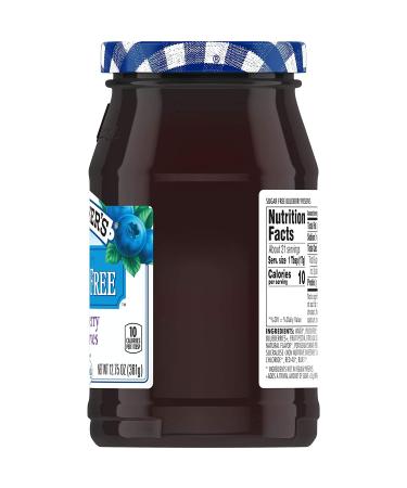 Smucker's Sugar Free Blueberry Preserves with Splenda 12.75 oz (Pack of 8) - Delicious Sugar-Free Spread - Buy Online on GoSupps.com
