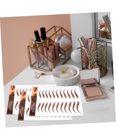 Beavorty 5 Sheets Brown Sticker Makeup Stickers Eyebrow Stickers Costume Makeup Supplies - Buy Online on GoSupps.com