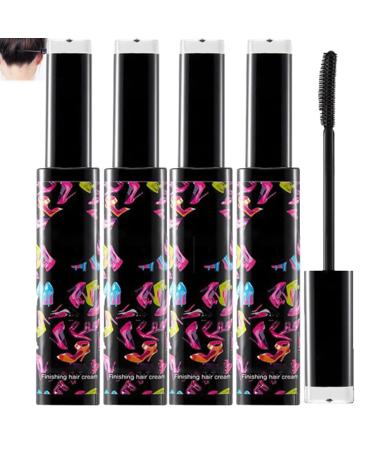Small Broken Hair Styling Cream Finishing Stick Shape Tools Hair Mascara Broken Hair Finishing Stick Hair Finishing Stick Small Broken Hair Finishing Cream (4 Pcs)