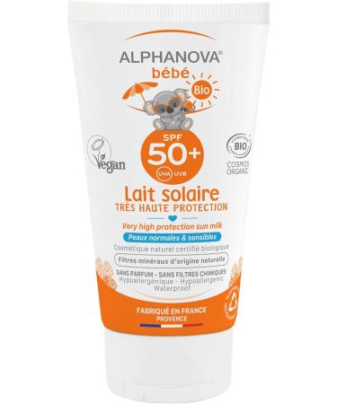 Alphanova Sun Adult's Hypoallergenic Sun Milk SPF50+ - 50 g - Pack of 2 - Buy Online on GoSupps.com
