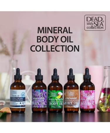 Dead Sea Collection Body Oil for Dry Skin - Retinol & Vitamin E Moisturizing Oil - Pack of 2 (4 Fl.Oz Each) - Buy Online on GoSupps.com