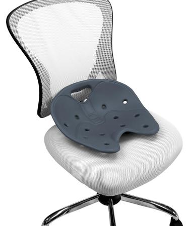 BackJoy SitSmart Posture Core Seat Pad for Lower Back Pain Relief - Improve Posture on Car, Office Chairs - Waterproof Portable Design for Adults M-XL (Onyx) - Buy Online on GoSupps.com