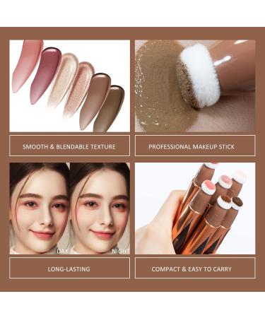 Buy Prreal Liquid Contour Beauty Wand 06 | Long-Lasting Waterproof Concealer Cream & Makeup Stick - Natural Matte Finish & Easy Application - Dark Brown (1 Pack) - Buy Online on GoSupps.com
