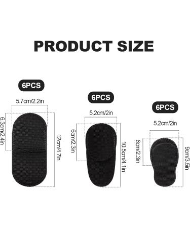 18pcs Reusable Glasses Eye Patches - 3 Sizes & Styles for Lazy Eye - Multifunctional Eye Patches for Kids & Adults (Black) - International Shipping Available - Buy Online on GoSupps.com