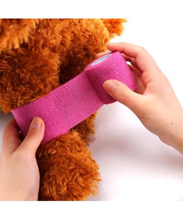 Cohesive Bandage - 12 Rolls 10cm x 4.5m | First Aid Sports Wrap & COBOX Pet Vet Wrap - Self Adherent Ideal for Pets & Athletes - Buy Online on GoSupps.com