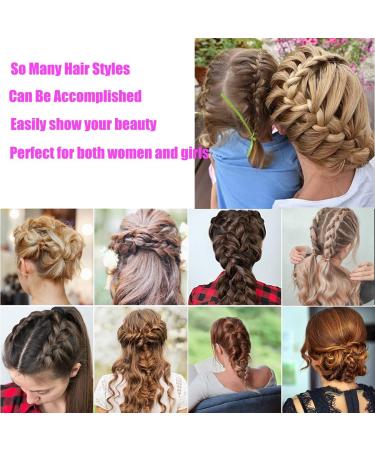 Vrose Flosi Topsy Tail Hair Tool - Ponytail Maker French Braid Loop and Hair Styling Gift For Women Who Have Everything 'pink' 'blue'  - Buy Online on GoSupps.com