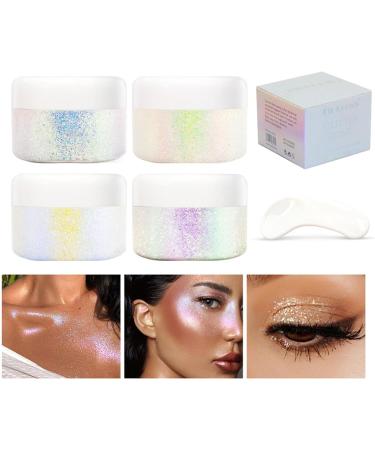Face - Body Makeup for Hair and Face Holographic Sparkling Chunky Mermaid Sequins Makeup Hair Festival Body Face Lambo 04# - Buy Online on GoSupps.com