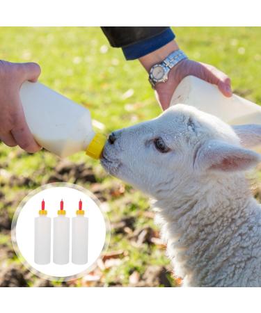 Lamb Feeding Bottle Set - Livestock Drink Jug for Baby Goat, Calf - Pet Nursing Bottles for Farm Animals - Buy Online on GoSupps.com