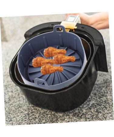 Zerodeko Air Fryers Bottom Accessories Round Reusable Parchment Grade Food Basket Baking Liner Bakeware Replacement Pot Grey 20X20CM - Buy Online on GoSupps.com