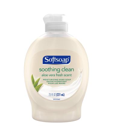 Softsoap Liquid Hand Soap with Flip Top Cap Soothing Clean Aloe Vera Fresh Scent - 7.5 Fl. Oz