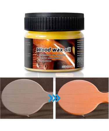 Wood Wax Natural Wood Wax - Natural Beeswax Furniture Polish Wood Seasoning Beewax for Wood Polish Multipurpose Waterproof & Repair Wood Wax Pintle - Buy Online on GoSupps.com