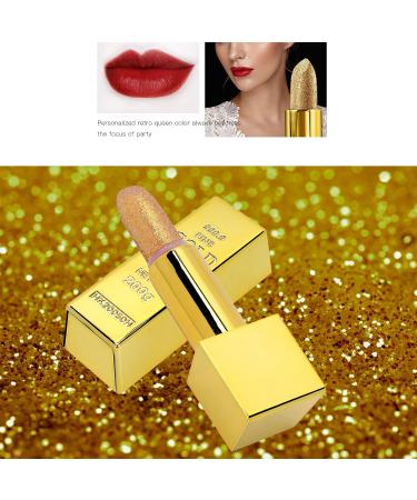 6 Colors Sparkle Lipstick - Long Lasting Matte Metallic Glitter Lip Gloss for Charming Makeup | International Shipping - Buy Online on GoSupps.com