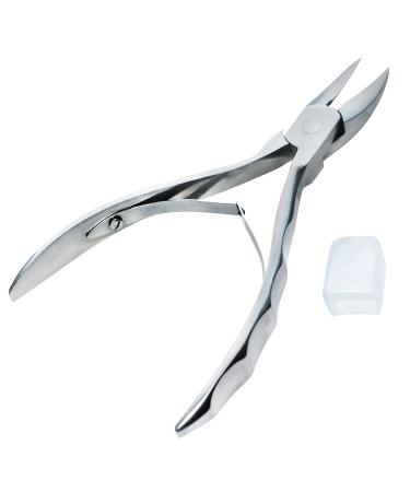 Toe Nail Clipper for Ingrown or Thick Toenails Toenails Trimmer and Professional Podiatrist Toenail Nipper for Seniors with Surgical Stainless Steel Surper Sharp Blades