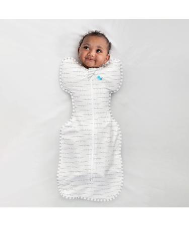 Love To Dream Swaddle UP - Ideal Fabric for Moderate Temperatures - Arms Up Position - Baby Essentials for Newborn - Hip-Healthy - Twin Zipper - 2.2-3.8kg - Dreamer White - Buy Online on GoSupps.com