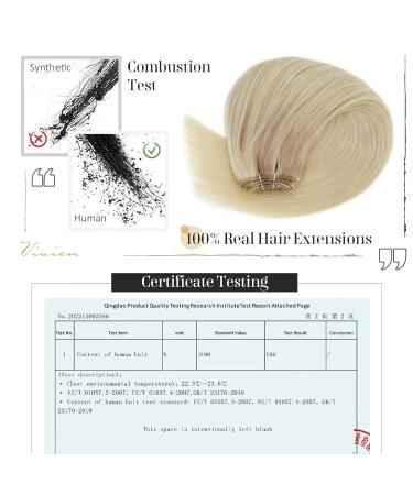 Vivien Treat Remy Real Hair Extensions - Ash Blonde Balayage Ombre 35cm 80g | Premium Quality Tresses for Luxurious Style - Buy Online on GoSupps.com