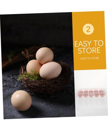 Zerodeko Egg Rack Container with Lid Eggs Pallets Fridge Countertop Egg Holder Egg Boxes Egg Carton Camping - Buy Online on GoSupps.com