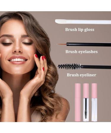 Empty Mascara Tube 3Pcs 10ml Empty Mascara Tube and Wand Empty Lip Gloss and Eyeliner Tube Refillable Mascara Tubes Empty for Castor Oil Mascara Brushes - Buy Online on GoSupps.com