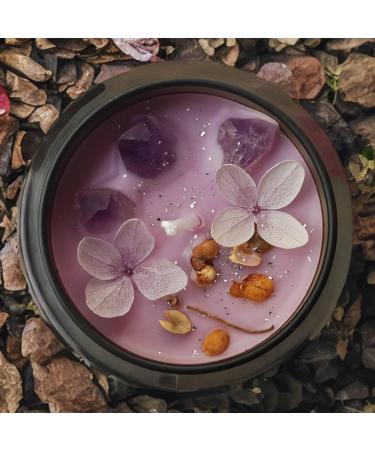 BelugaDesign Lavender Candle | Aesthetic Purple Crystal Petals | Relaxing Aromatherapy Soy Wax | Luxury Gift Idea for Home Decor - Buy Online on GoSupps.com