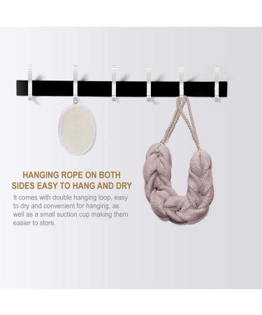 LSIWMSK 3 Pack Long Bath Loofahs | Exfoliating Back Scrubber & Body Shower Sponge Set - Buy Online on GoSupps.com