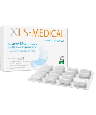 XLS Medical Appetite Reducer - Appetite Suppressant and Hunger Control for a more Efficient Weight Loss - 60 Capsules 10 Days Treatment 60 Count (Pack of 1)