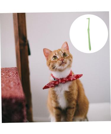 INOOMP 2 Pcs Pet Single Head Toothbrush Cat Toothbrush Cat Toothpaste Cleaning Kits Puppy Manual Fine Fiber 1 count (Pack of 1) Random Colorx2pcs - Buy Online on GoSupps.com