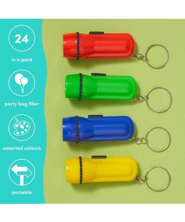 Buy Twiddlers 24 Flashlight Key Pendants for Kids | Perfect Gifts for Birthdays Camping & Outdoor Security - Buy Online on GoSupps.com