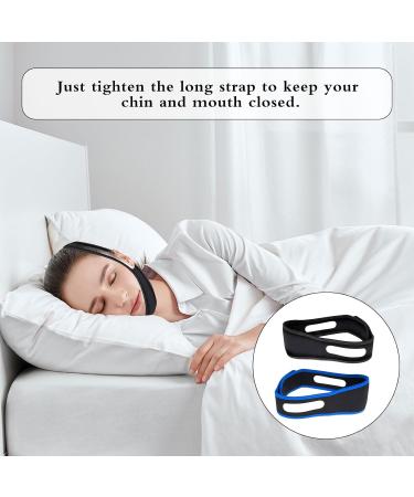 2Pcs Anti Snoring Chin Strap - Comfortable Snore Reducing Aids for Men & Women - Natural Solution - Buy Online on GoSupps.com