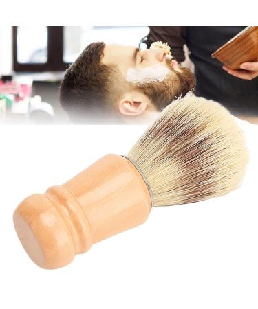Beard Shaving Brush - Quick-Drying Easy-Clean Wooden Handle Tool for Facial Care | Lightweight Skin-Friendly Soft Hair Brush for Residue Removal - Buy Online on GoSupps.com