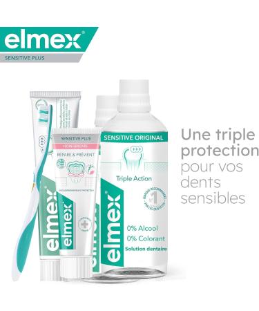 elmex Sensitive Toothpaste Repairs and Prevents | Protects sensitive teeth | Strengthens gums | 75ml - Buy Online on GoSupps.com