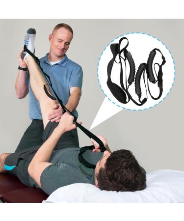 Leg Lifter Strap Adjustable Rigid Foot Straps with Rigid Foot Lifters Hand Grips and Soft Feet Pad 40 Inches Mobility Aids for Bed Wheelchair Car Couch Suitable for Elderly Handicap Disability - Buy Online on GoSupps.com