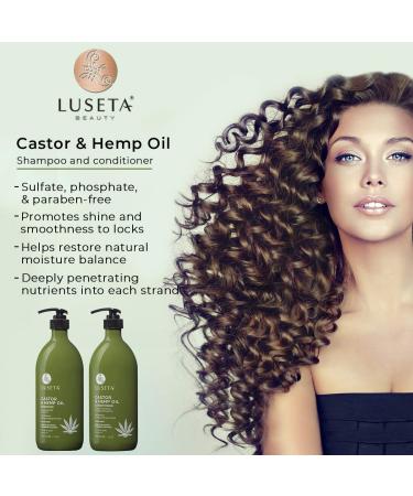 Luseta Castor & Hemp Oil Conditioner - Hair Growth Repair & Thickening - 16.9oz - Buy Online on GoSupps.com