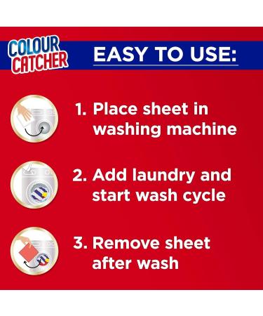 Colour Catcher Premium 2in1 Protect & Revive Laundry Sheets Prevents Colour Run Accidents and Revives Colours - 20 Sheets Unscented 1 count (Pack of 20) - Buy Online on GoSupps.com