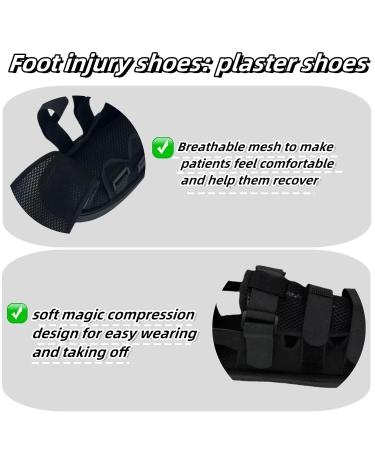 Post Op Shoe for Broken Foot | Adjustable Medical Walking Boots for Foot Injuries | Fracture & Orthopedic Rehabilitation Cast Shoes | X-Large Closed Toe - Buy Online on GoSupps.com